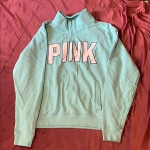 PINK quarter zip sweatshirt
